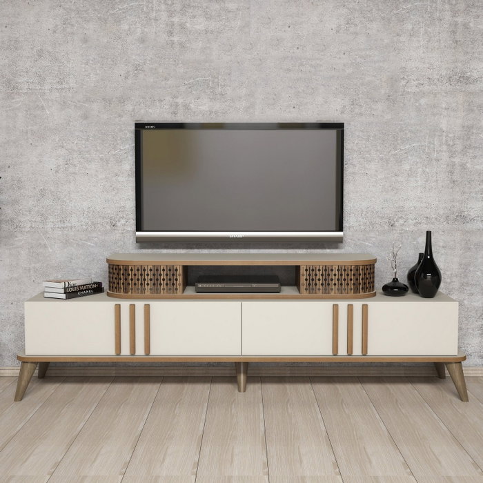 Hanah Home Mueble para televisor Eylul - Crema